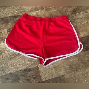 Red Running Sport Shorts Size L